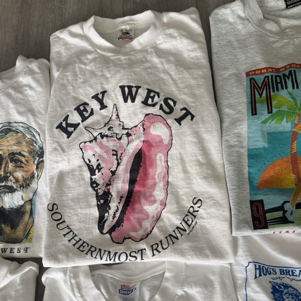 Vintage Lot of 16 Rare Key West Marathon Race Running Shirts Tees 5k, 7 Mile - Picture 5 of 16